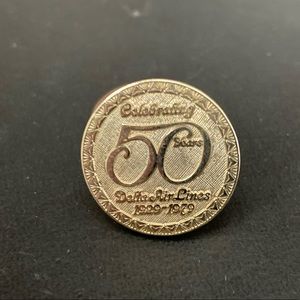 Delta Air Lines Celebrating 50 Years Pin